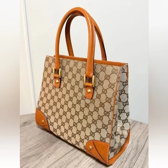 Gucci Tan and Brown Tote Bag - Picture 3 of 13